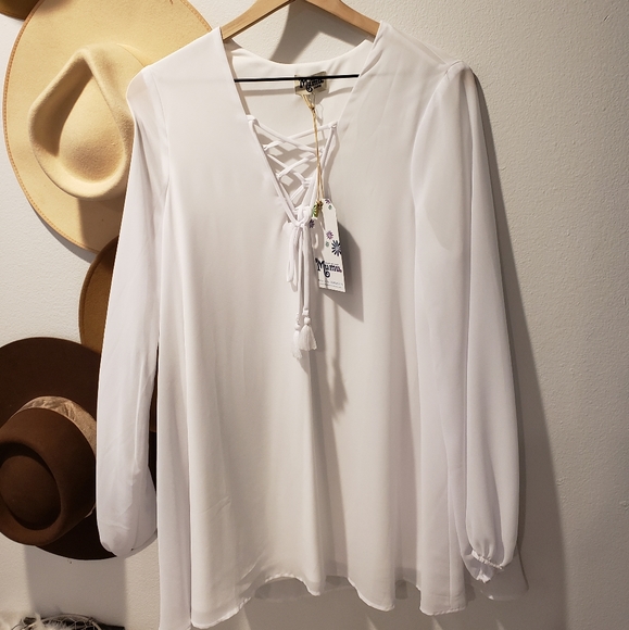 White Tunic Dress - Picture 3 of 3